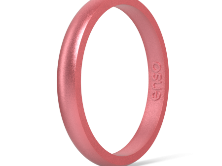 Elements Classic Halo Silicone Ring - Pink Diamond Sale