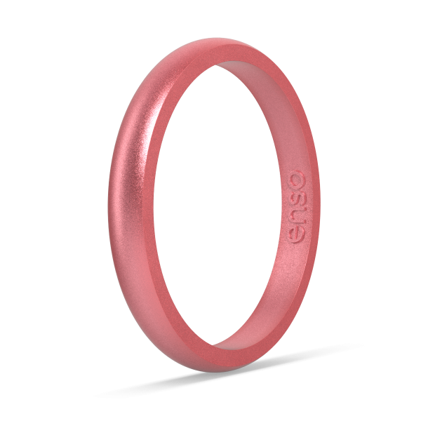 Elements Classic Halo Silicone Ring - Pink Diamond Sale