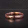 Star Wars Silicone Bracelet - I Love You (AUREBESH) - Rose Gold Online