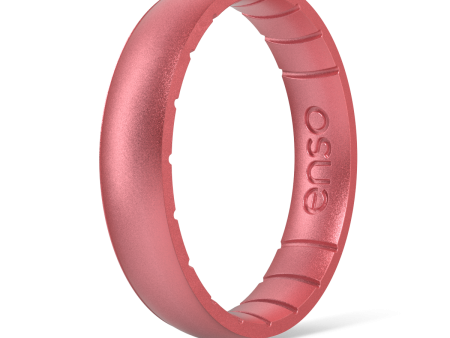 Elements Classic Thin Silicone Ring - Pink Diamond Supply