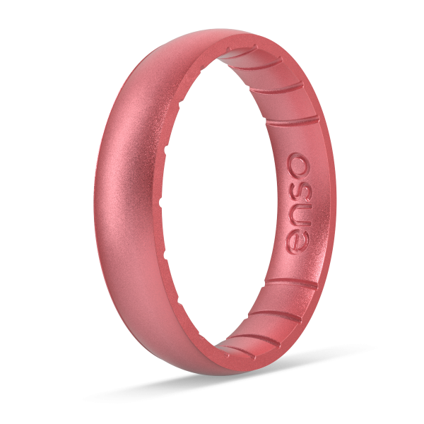 Elements Classic Thin Silicone Ring - Pink Diamond Supply