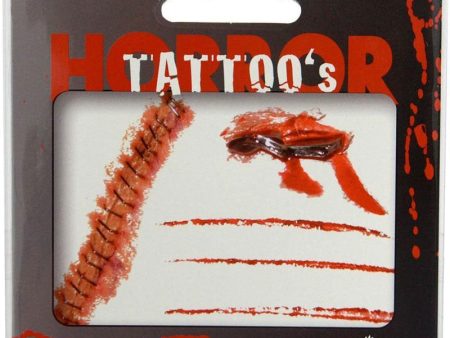 Horror Narben Tattoos Discount