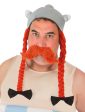 Obelix Helm mit Zöpfen für Herren Online now