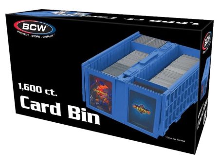 1600ct Collectible Card Bin - Blue Online