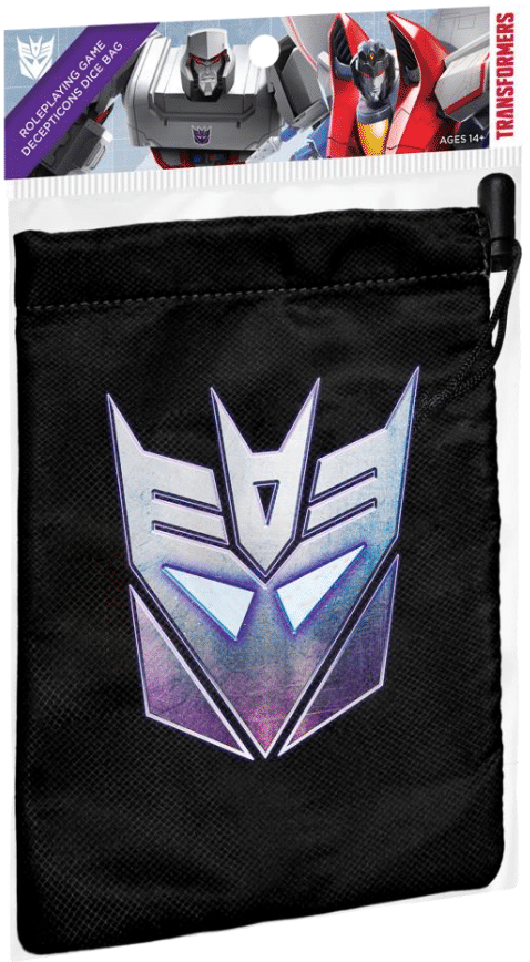 Transformers Roleplaying Game Decepticon Dice Bag For Discount