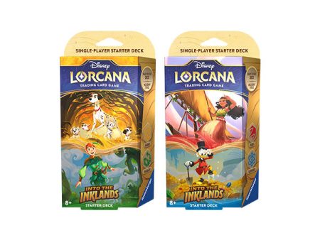 Disney Lorcana - Into the Inklands - Starter Decks (Set of 2) Hot on Sale