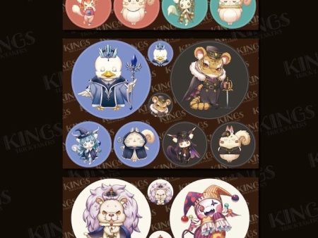 KINGs: TRICKTAKERs - 4 Sticker Sheets (Japanese Import) (Non QC Sales Only) on Sale