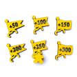 Carcassonne: Scoring Flags YELLOW (Import) Online now