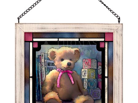 A Trusted Friend, Rose Bud - 9  x 9  Framed Glass Art on Sale