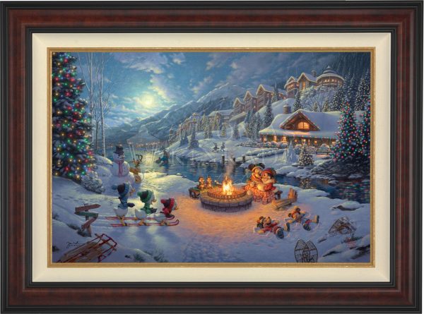 Disney Mickey and Minnie Christmas Lodge - Jewel Edition Art For Discount