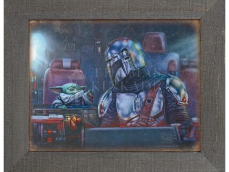 The Mandalorian™ - Two for the Road - 12.5  x 16  Framed Metal Print Online now