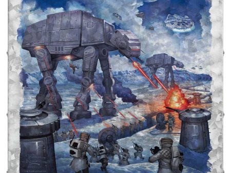 The Battle of Hoth™ - 14  x 14  - Metal Box Art For Discount