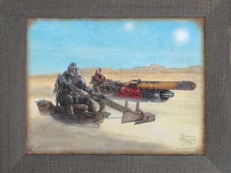 The Mandalorian™ - The Marshal - 12.5  x 16  Framed Metal Print For Cheap