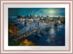 Moonlight over Manhattan - Limited Edition Paper For Sale