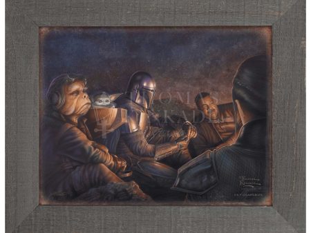 The Mandalorian™ - An Uneasy Alliance - 12.5  x 16  Framed Metal Print Discount