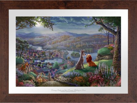 Disney Lady and the Tramp Falling in Love - Limited Edition Paper Online