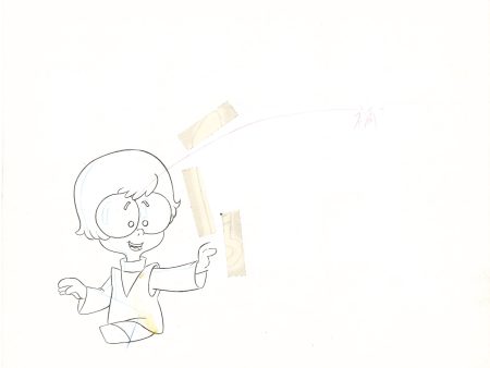 A Pup Named Scooby Doo Velma Hanna Barbera 1988-91 Production Animation Cel Drawing v11 Fashion