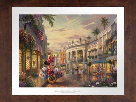 Disney Minnie Rocks the Dots on Rodeo Drive - Limited Edition Paper For Cheap