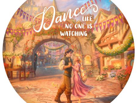 Disney Rapunzel Dancing in the Sunlit Courtyard - 12.5  Wood Sign Sale