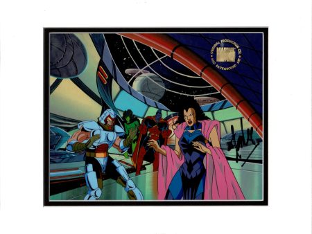 X-Men The Animated Series 1992-1997 Marvel Production Animation Cel Setup with OBG Key Master Setup Lilandra Signed Stan Lee 2 Online