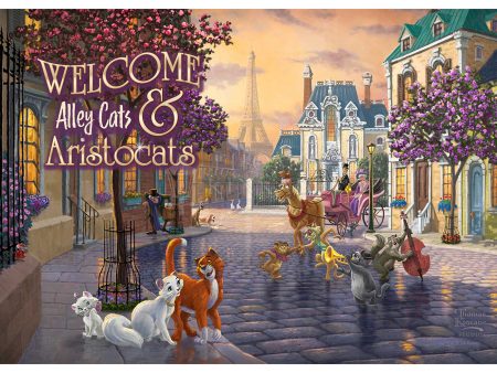 Disney The Aristocats - 12   x 18   Wood Sign Supply