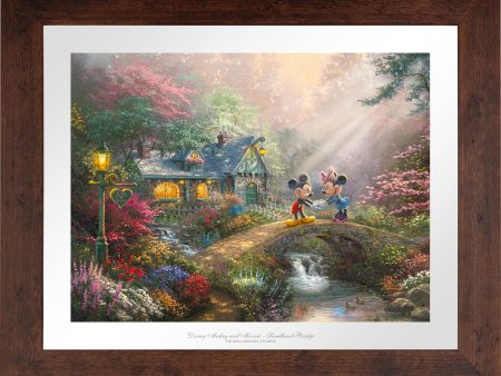 Disney Mickey and Minnie - Sweetheart Bridge - Limited Edition Paper Online now