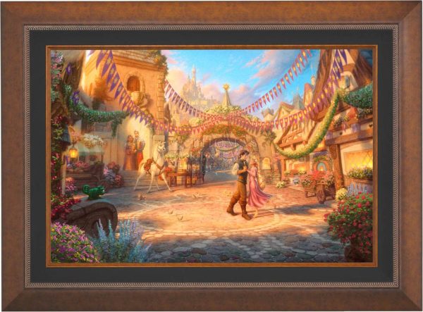 Disney Rapunzel Dancing in the Sunlit Courtyard - Jewel Edition Art Discount