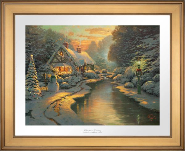 Christmas Evening - Limited Edition Paper For Sale