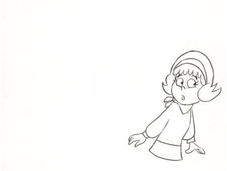 A Pup Named Scooby Doo Hanna Barbera 1988-91 Production Animation Cel Drawing Fragment A12 on Sale