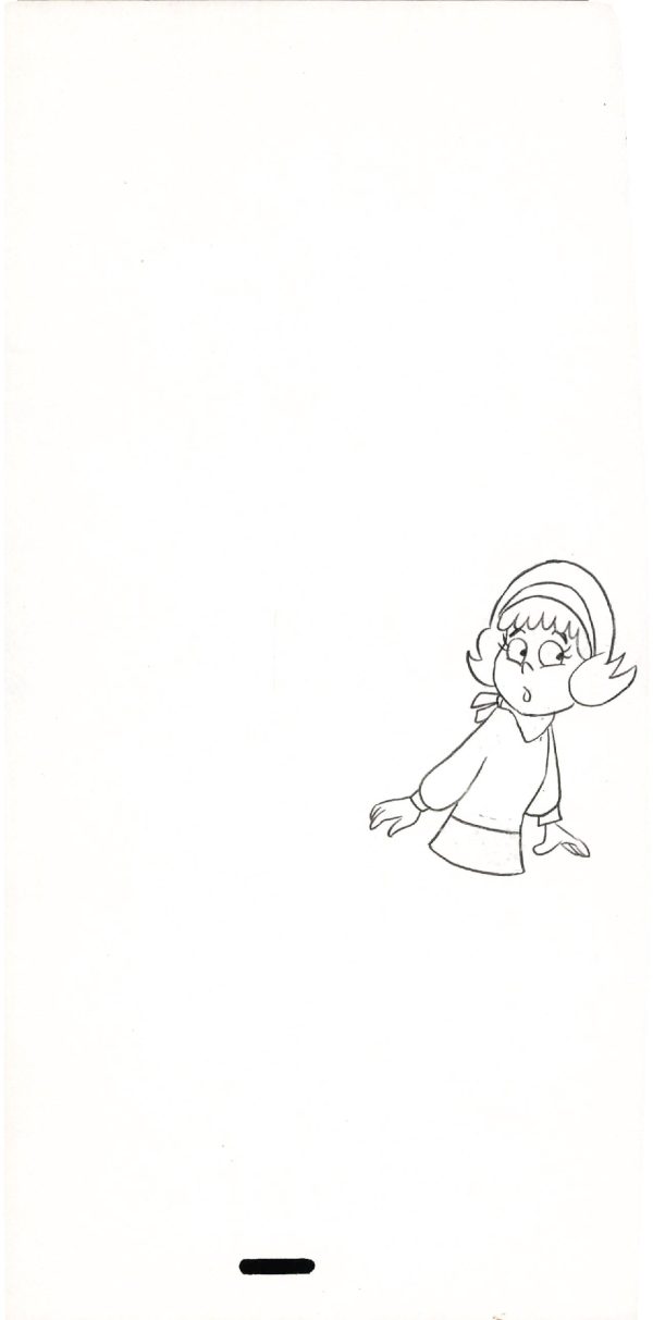 A Pup Named Scooby Doo Hanna Barbera 1988-91 Production Animation Cel Drawing Fragment A12 on Sale