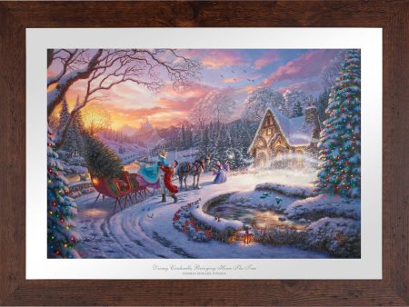 Disney Cinderella Bringing Home the Tree - Limited Edition Paper on Sale