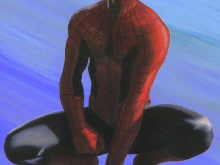 Alex Ross SIGNED Marvel Heroes Spider-Man SDCC 2024 Exclusive Print on Paper Limited Edition of 25 Artist Proof Edition on Sale