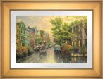 Charleston, Sunset on Rainbow Row - Limited Edition Paper on Sale