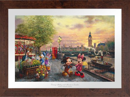 Disney Mickey and Minnie in London - Limited Edition Paper Fashion