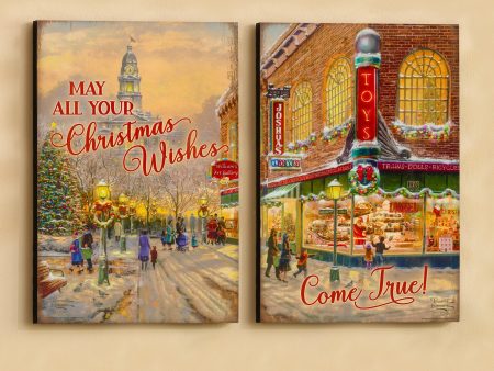 A Christmas Wish - 12  x 18  Wood Signs Online Hot Sale