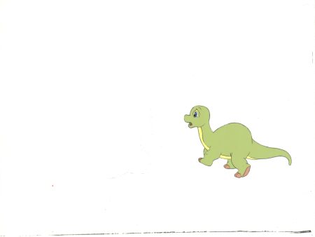 2 LOT of Dink the Little Dinosaur Production Animation Cels from Ruby Spears 1989-91 B885-86 Fashion