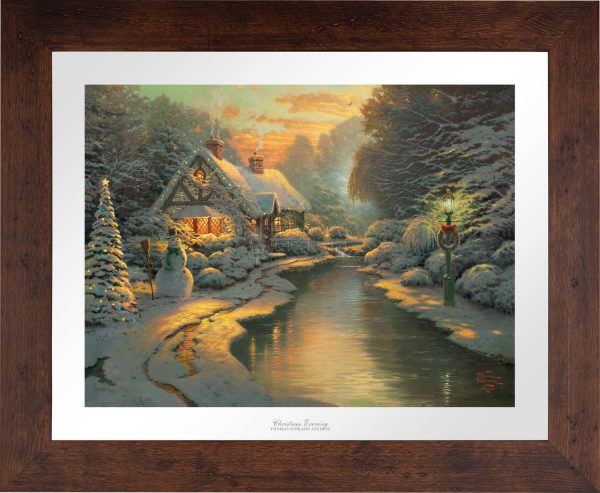 Christmas Evening - Limited Edition Paper For Sale