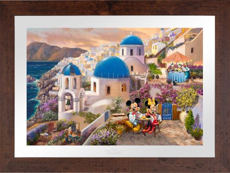 Disney Mickey and Minnie in Greece - Limited Edition Paper For Sale