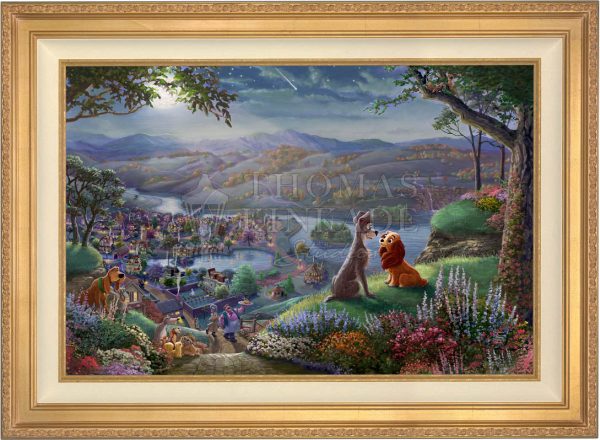 Disney Lady and the Tramp Falling in Love - Jewel Edition Art Cheap