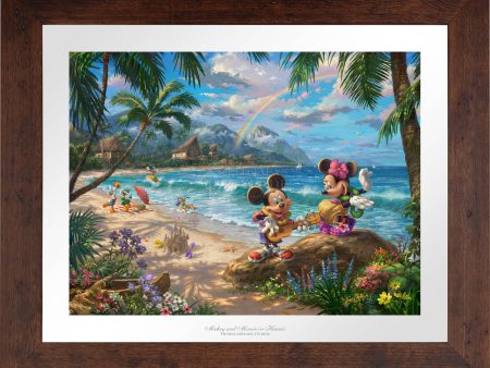 Disney Mickey and Minnie in Hawaii - Limited Edition Paper Online now