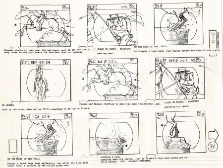 Zorro Storyboard Art Cartoon Page Vintage Animated Filmation 1981 A-037 For Cheap