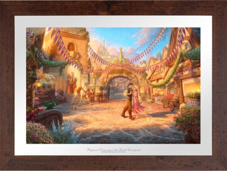 Disney Rapunzel Dancing in the Sunlit Courtyard - Limited Edition Paper Fashion