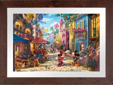 Disney Mickey and Minnie in Mexico - Limited Edition Paper For Discount