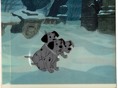 101 Dalmatians Art Corner Walt Disney Production Animation Cel 1961 3 C-KO Online