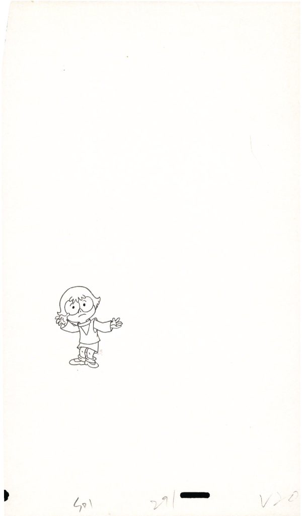 A Pup Named Scooby Doo Hanna Barbera 1988-91 Production Animation Cel Drawing Fragment A24 Online Sale