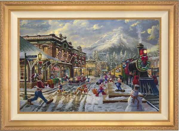 Disney Mickey and Minnie Candy Cane Express - Jewel Edition Art on Sale