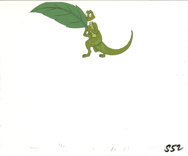 2 LOT of Dink the Little Dinosaur Production Animation Cels from Ruby Spears 1989-91 B800-01 Hot on Sale