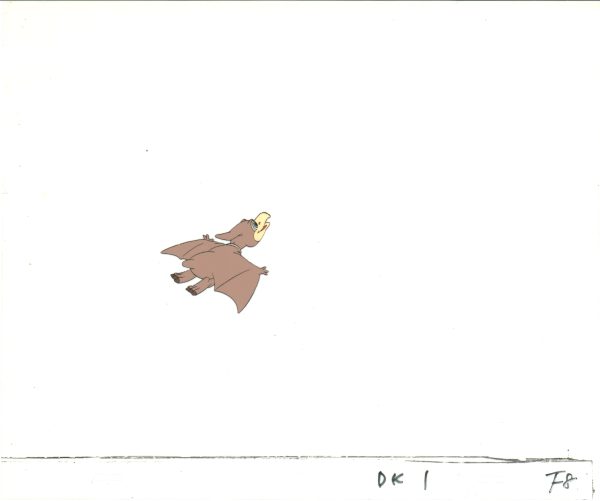 2 LOT of Dink the Little Dinosaur Production Animation Cels from Ruby Spears 1989-91 B890-93 Online Sale