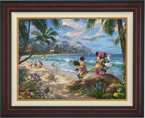 Disney Mickey and Minnie in Hawaii - Jewel Edition Art Cheap