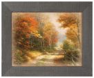 A Walk Down Autumn Lane - 12.5  x 16  Framed Metal Print Online Hot Sale